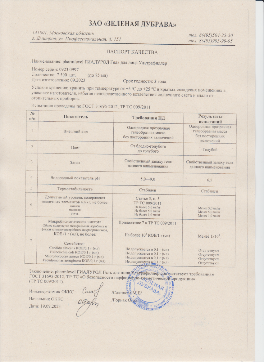 Паспорт №092023